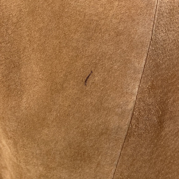 NOW ON SALE ‼️Vintage Outbrook suede leather beige coat Size M - Picture 8 of 8